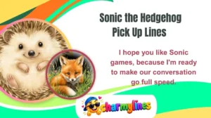 Sonic the Hedgehog Pick Up Lines